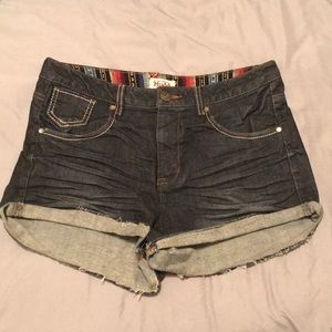 Dark Wash Jean Shorts